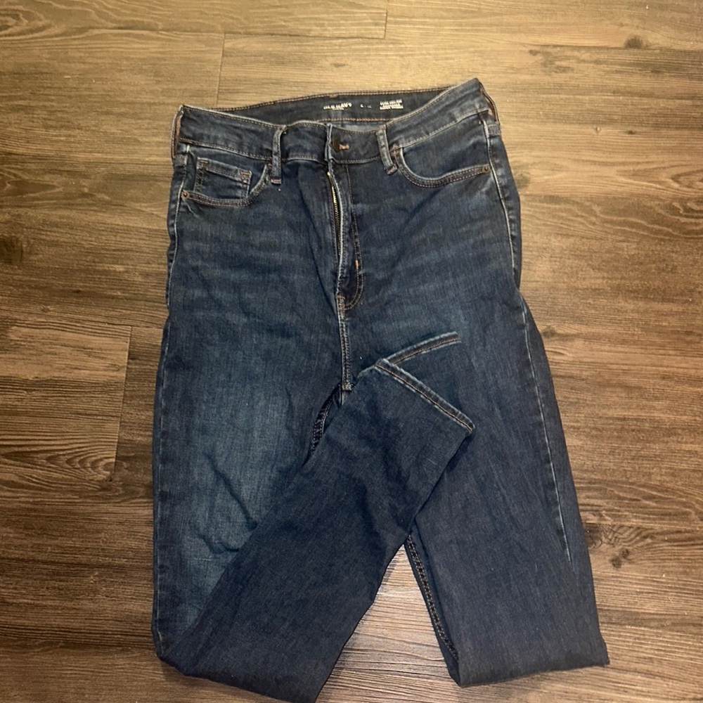 Old Navy Fitsyou Denim Rockstar Skinny Blue Jeans Stretch 8-12